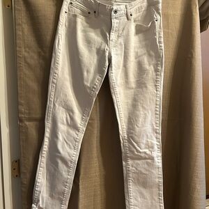 Levis White Denim Jeans